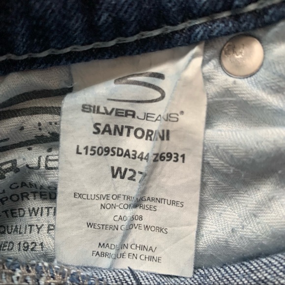Silver Jeans Santorini Women’s Size 27W - Picture 5 of 12